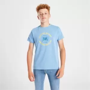 Kukri Ulster Graphic T-Shirt Junior - Steel Blue Marl