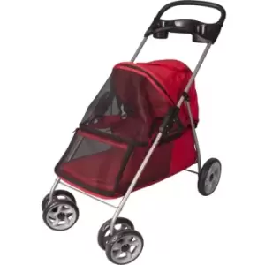 Dog Buggy Red 89x37x87cm Flamingo Red