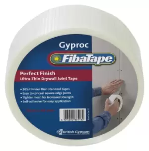 Gyproc Fibatape White Drywall Joint Tape (L)90M (W)48mm