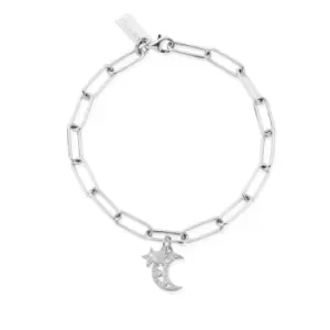 ChloBo Silver Link Chain Hope & Guidance Bracelet