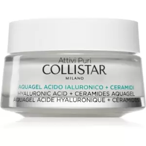 Collistar Attivi Puri Hyaluronic Acid + Ceramides Aquagel Moisturizing Cream-Gel with Brightening Effect with Hyaluronic Acid 50ml