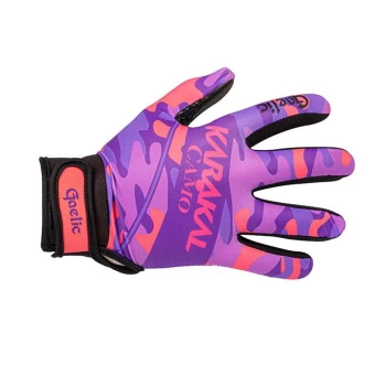 Karakal Camo GAA Gloves Senior - Purple