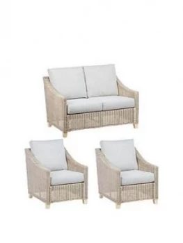 Desser Dijon Natural Conservatory Suite (Sofa and Two Chairs)