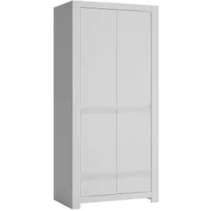 Furniture To Go - Novi 2 Door Wardrobe in Alpine White - Alpine White
