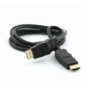 Connect It 1.8m HDMI Cable with 180 degree Swivel Heads