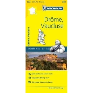 Drome, Vaucluse - Michelin Local Map 332 Map Sheet map 2016
