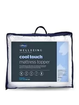 Silentnight Wellbeing Cool Touch Topper - White