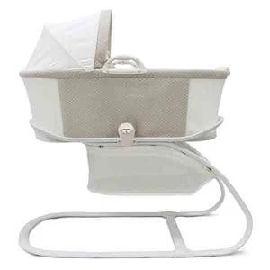 PurFlo Breathable Baby Bassinet Soft Truffle Brown