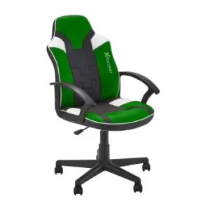 X Rocker Saturn Mid-Back Gaming Chair, Green