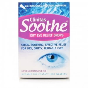 Clinitas Soothe Lubricant Eye Drops 20 x 0.5ml