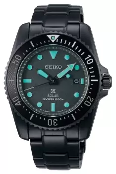 "Seiko SNE587P1 Prospex "Black Series" Solar Diver's 1965 Re Watch"