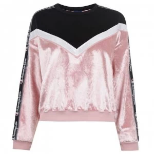 Champion Velvet Crew Sweatshirt - Pink