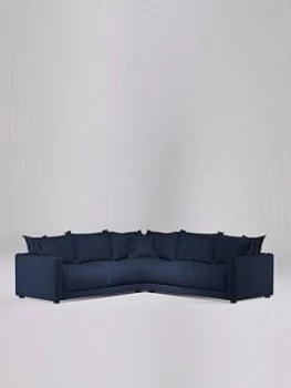Swoon Aurora Fabric 5 Seater Corner Sofa - Soft Wool