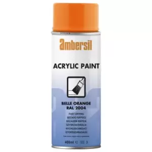 Ambersil 20559-AA Acrylic Paint Belle Orange RAL 2004 400ml