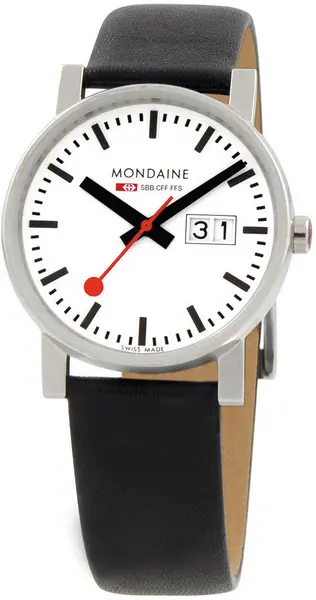 Mondaine Watch Evo Big Date - White MD-011