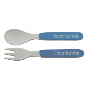 Peter Rabbit Bamboo Fork and Spoon Set