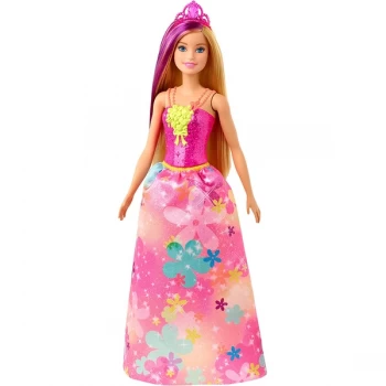 Barbie: Dreamtopia - Princess Doll Blonde With Purple Hairstreak