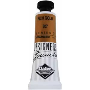 Daler-Rowney 136005707 Designers' Gouache Paint 15ml Rich Gold