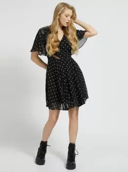 Guess A-Line Fit All Over Print Dress