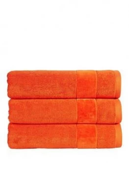 Christy Prism Vibrant Turkish Cotton Towel Range - Orangeade - Hand Towel