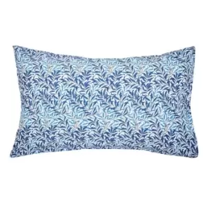 Morris and Co Pimpernel Cotton Std Pillowcase Pair - Blue