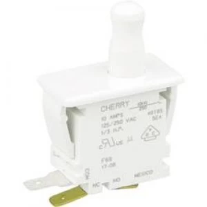 Pushbutton 250 V AC 10 A 1 x OnOn Cherry Switches