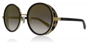 Jimmy Choo Andie/N/S Sunglasses Gold / Black 0NQ 54mm