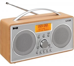 Logik Portable DAB Clock Radio L55DAB15