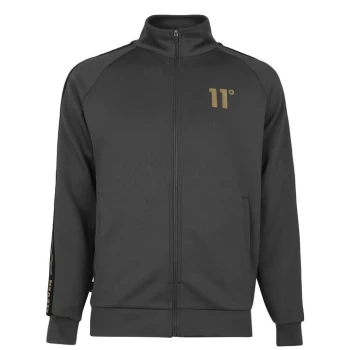 11 Degrees Taped Poly Tracksuit Top - Anthracite/Gold