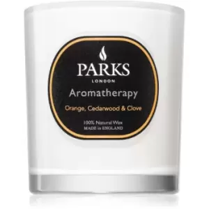 Parks London Aromatherapy Orange, Cedarwood & Clove scented candle 220 g