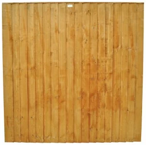 Forest 6ft (1.85m) Featheredge Fence Panel - Pack of 5