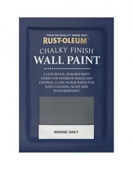 Rust-Oleum Chalky Finish Wall Paint Tester Sachet ; Marine Grey