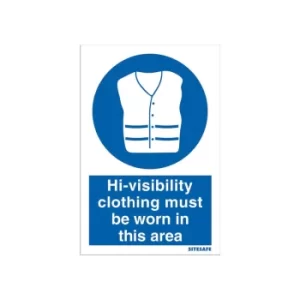 Hi-visibility Clothing Must Be Worn 297X210MM S/A