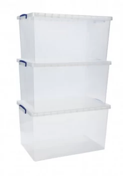 Really Useful 83 Litre Nesting Boxes - Set of 3