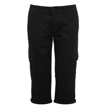 SoulCal Crop Utility Trousers Ladies - Black
