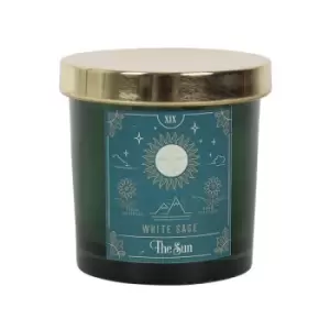 The Sun Tarot White Sage Scented Candle