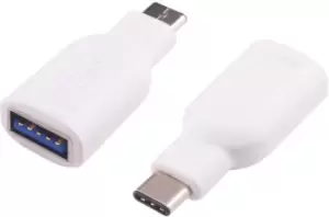 Microconnect USB3.1CAAFW cable gender changer USB C USB A White