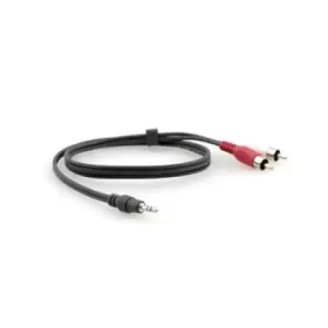 Kramer Electronics 3.5mm - 2 RCA 3m audio cable Black Red White