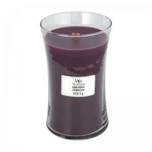 WoodWick Dark Poppy Large Jar Candle 609.5g