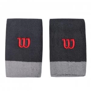 Wilson Wide Wristband Womens - Grey