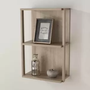 Arran 3 shelf small wall unit - light grey