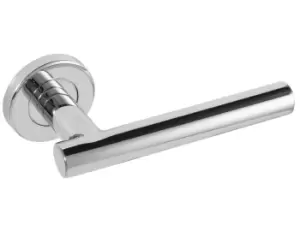 Eclipse 34435 PSS 19mm Straight T Bar Door Handle Set Fire Rated Polished Stainless Steel