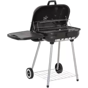 Outsunny - Portable Charcoal Steel Grill BBQ Outdoor Picnic Camping Backyard w/