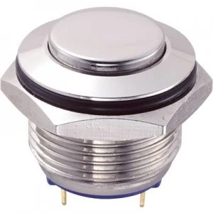 TRU COMPONENTS GQ16H 10JN Tamper proof pushbutton 48 Vdc 2 A 1 x OffOn IP65 momentary