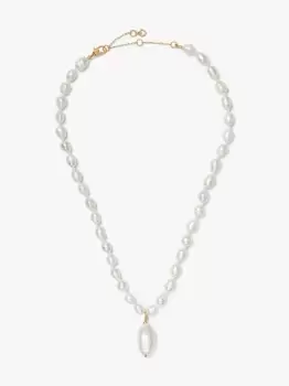 Kate Spade Pearl Play Necklace, Pearl, One Size