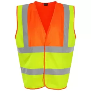 PRO RTX High Visibility Unisex Waistcoat (L) (Yellow/Orange) - Yellow/Orange