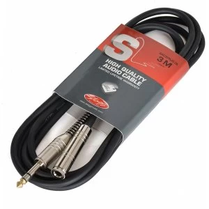 Stagg Audio/Mic Extension Cable 6mm Male to Female 3m