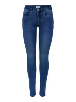 ONLY Onlroyal Regular Skinny Fit Jeans Women Blue