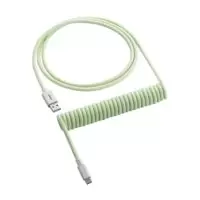 CableMod Classic Coiled Keyboard Cable USB A to USB Type C 150cm - Lime Sorbet