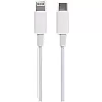 Maplin Lightning Connector to USB-C Cable 20W Fast Charging White, 1m